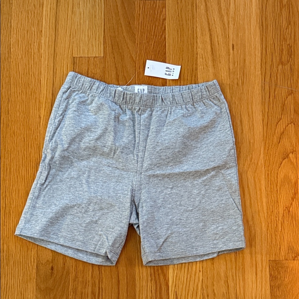 NWT GAP Kids Light Gray cotton Shorts sz XXL 14/16